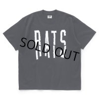 【30%OFF】RATS/BLOKEN TEE（BLACK）［プリントT-24春夏］