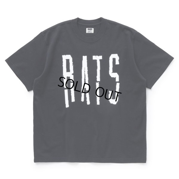 画像1: 【30%OFF】RATS/BLOKEN TEE（BLACK）［プリントT-24春夏］
