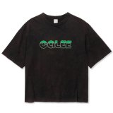 【30%OFF】CALEE/CALEE LOGO POWDER BLEACH DROP SHOULDER S/S TEE（USED BLACK）［パウダーブリーチT-24春夏］