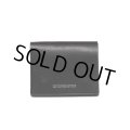 COOTIE PRODUCTIONS/Leather Compact Purse（Black）［レザーウォレット-24春夏］
