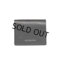 COOTIE PRODUCTIONS/Leather Compact Purse（Black）［レザーウォレット-24春夏］