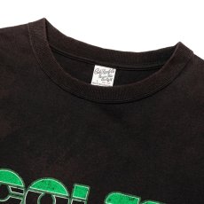 画像2: 【30%OFF】CALEE/CALEE LOGO POWDER BLEACH DROP SHOULDER S/S TEE（USED BLACK）［パウダーブリーチT-24春夏］ (2)