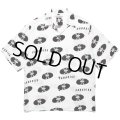 WACKO MARIA/RECORDS HAWAIIAN SHIRT（WHITE）［レコードハワイアンシャツ-24春夏］