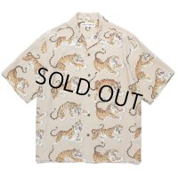 WACKO MARIA/TIM LEHI / HAWAIIAN SHIRT（BEIGE）［ティムリーハイハワイアンシャツ-24春夏］