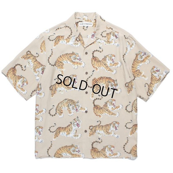 画像1: WACKO MARIA/TIM LEHI / HAWAIIAN SHIRT（BEIGE）［ティムリーハイハワイアンシャツ-24春夏］