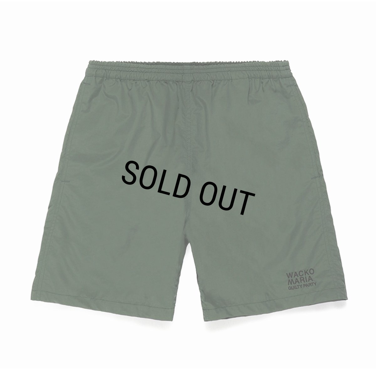 画像1: WACKO MARIA/BOARD SHORTS（GREEN）［ボードショーツ-24春夏］ (1)