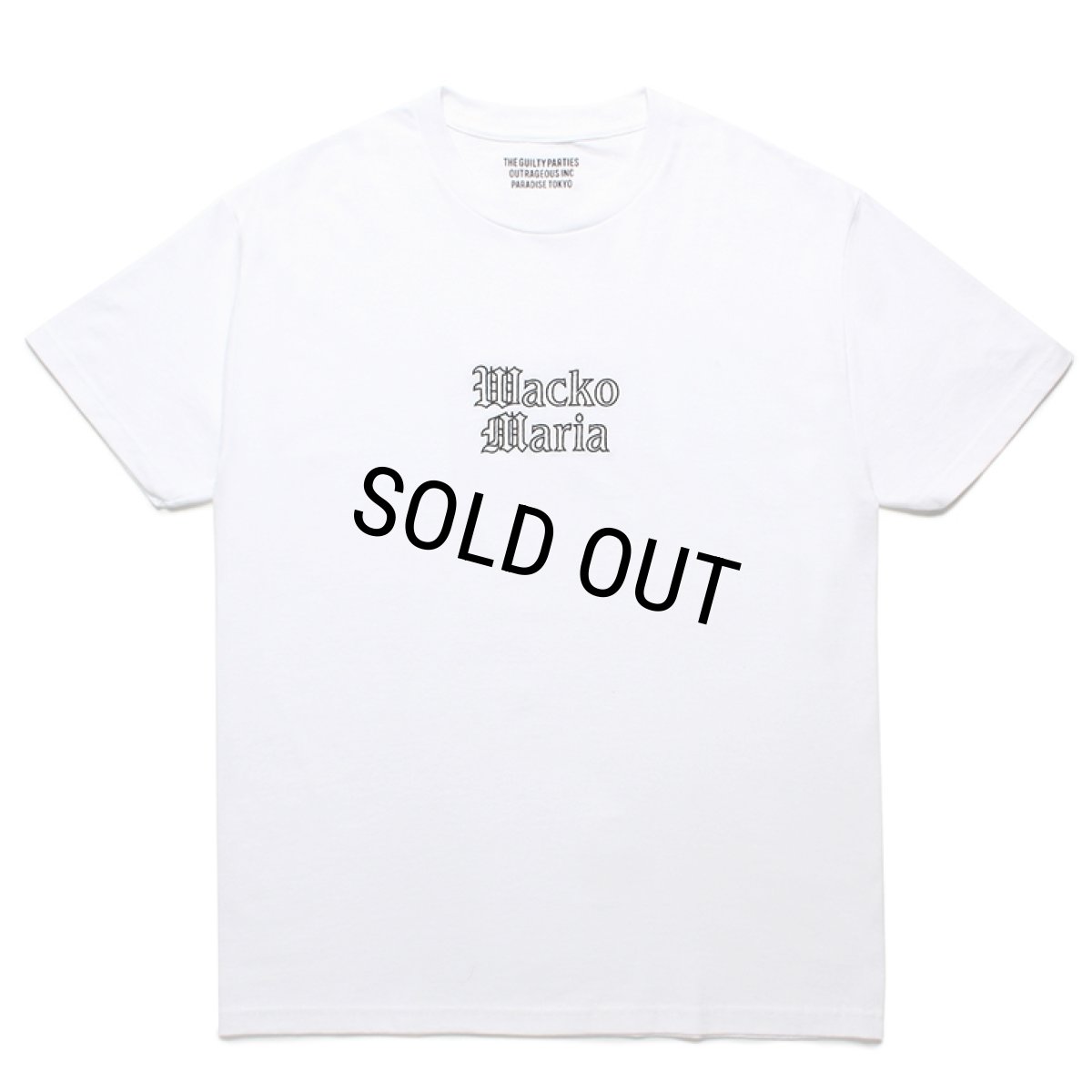 画像1: WACKO MARIA/T-SHIRT（WHITE）［刺繍T-24春夏］ (1)