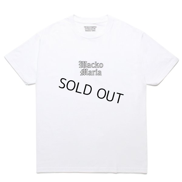 画像1: WACKO MARIA/T-SHIRT（WHITE）［刺繍T-24春夏］