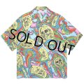 WACKO MARIA/TIM LEHI / HAWAIIAN SHIRT（BLUE）［ティムリーハイハワイアンシャツ-24春夏］