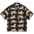 画像1: WACKO MARIA/TIM LEHI / HAWAIIAN SHIRT（BLACK）［ティムリーハイハワイアンシャツ-24春夏］ (1)