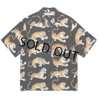 WACKO MARIA/TIM LEHI / HAWAIIAN SHIRT（BLACK）［ティムリーハイハワイアンシャツ-24春夏］
