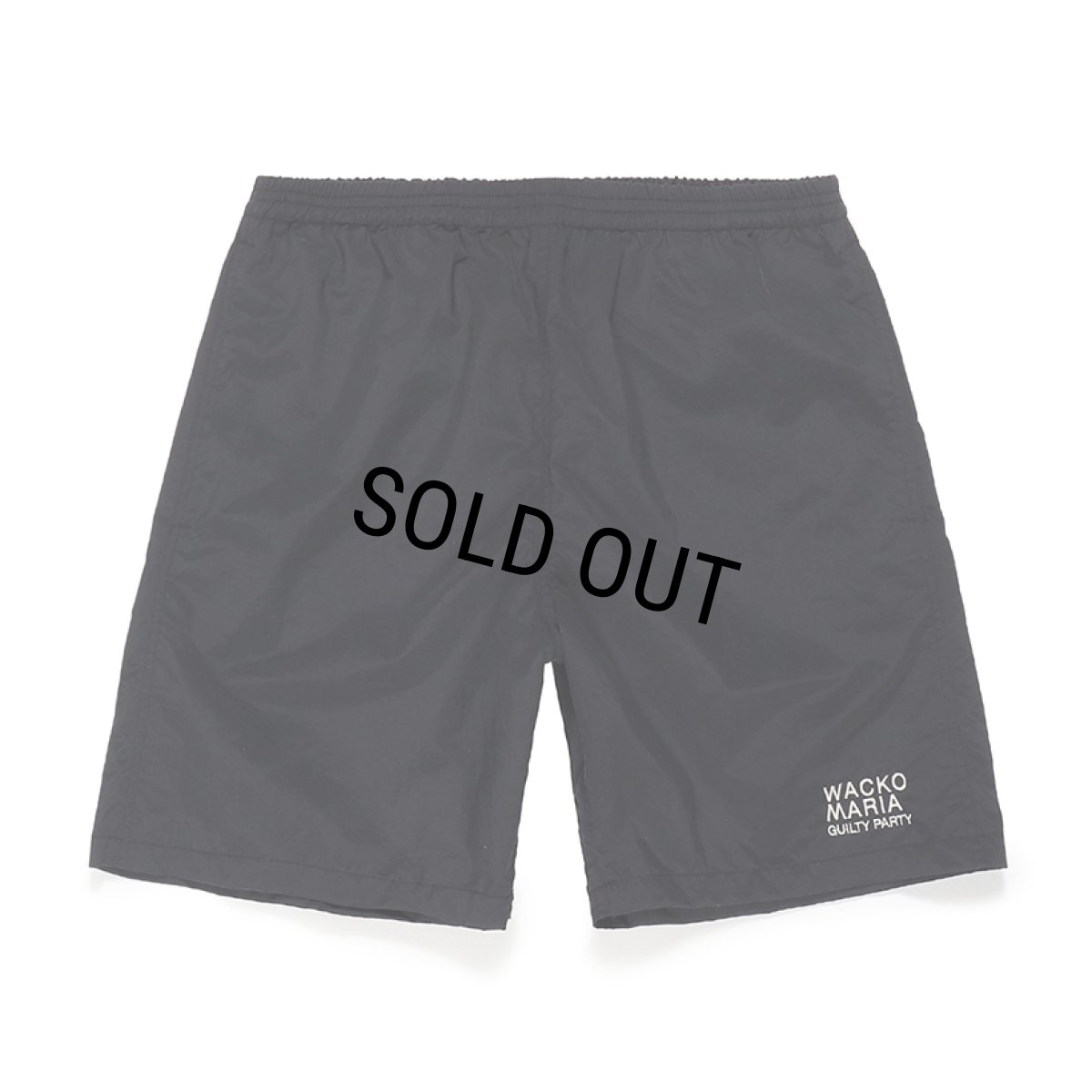 画像1: WACKO MARIA/BOARD SHORTS（BLACK）［ボードショーツ-24春夏］ (1)