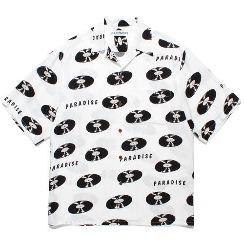 他の写真1: WACKO MARIA/RECORDS HAWAIIAN SHIRT（WHITE）［レコードハワイアンシャツ-24春夏］