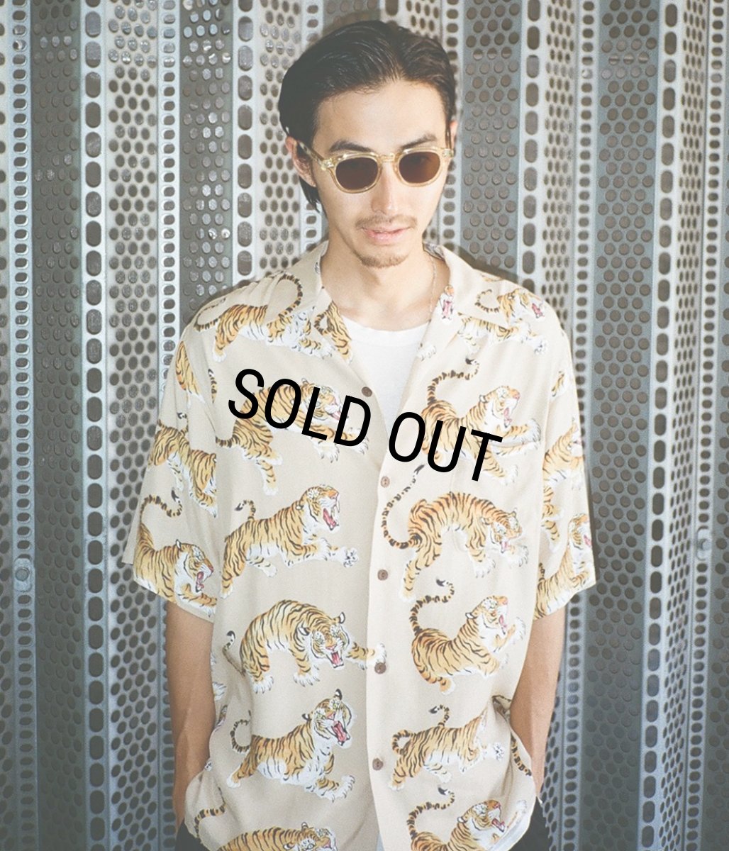 画像2: WACKO MARIA/TIM LEHI / HAWAIIAN SHIRT（WHITE）［ティムリーハイハワイアンシャツ-24春夏］ (2)