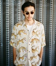 画像2: WACKO MARIA/TIM LEHI / HAWAIIAN SHIRT（WHITE）［ティムリーハイハワイアンシャツ-24春夏］ (2)