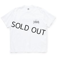 RATS/SOLIDARITY POCKET TEE（WHITE）［プリントポケT-24春夏］