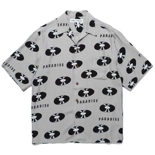 他の写真1: WACKO MARIA/RECORDS HAWAIIAN SHIRT（GRAY）［レコードハワイアンシャツ-24春夏］