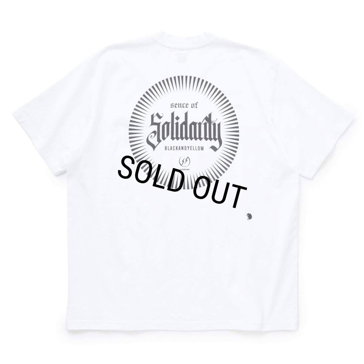 画像2: RATS/SOLIDARITY POCKET TEE（WHITE）［プリントポケT-24春夏］ (2)