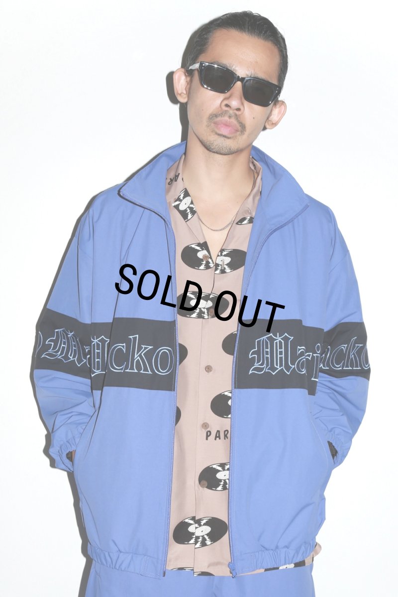 画像2: WACKO MARIA/RECORDS HAWAIIAN SHIRT（BROWN）［レコードハワイアンシャツ-24春夏］ (2)