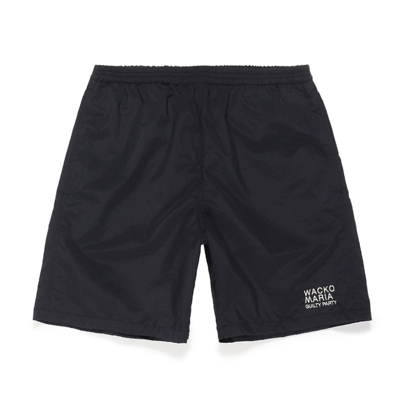 画像1: WACKO MARIA/BOARD SHORTS（BLACK）［ボードショーツ-24春夏］