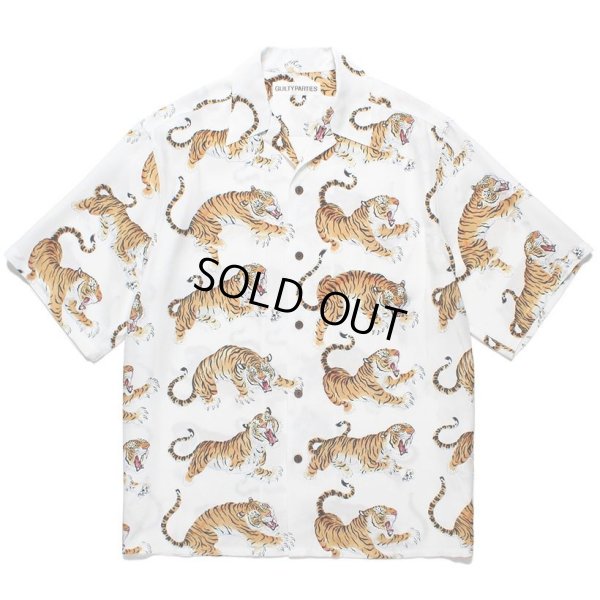 画像1: WACKO MARIA/TIM LEHI / HAWAIIAN SHIRT（WHITE）［ティムリーハイハワイアンシャツ-24春夏］