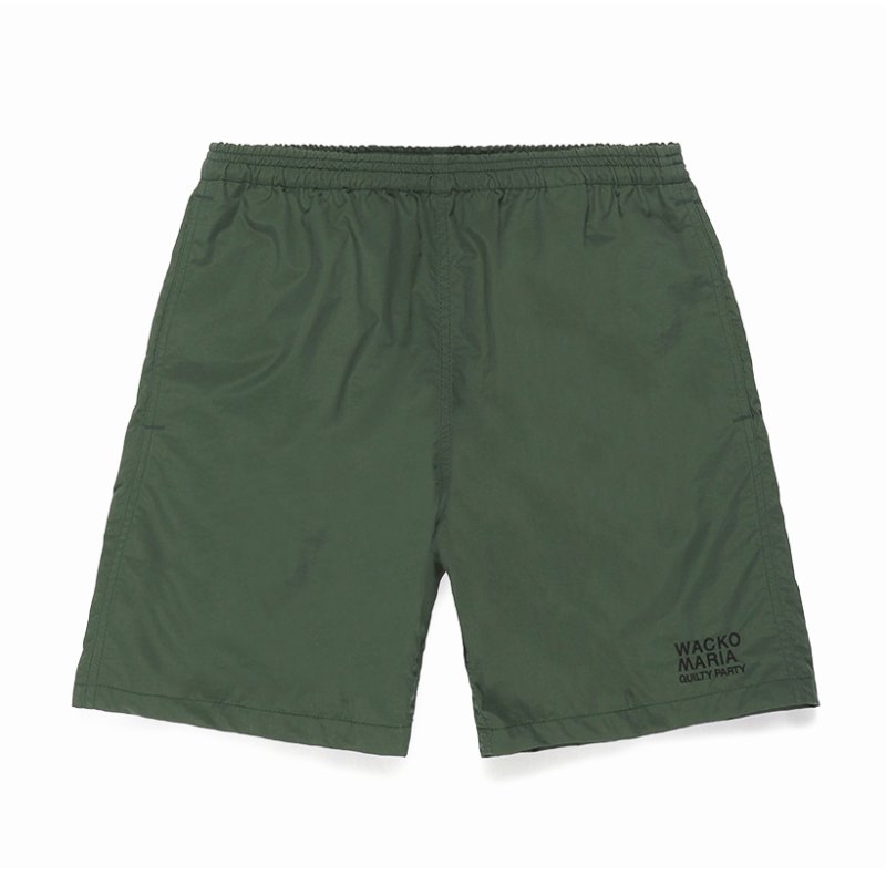 画像1: WACKO MARIA/BOARD SHORTS（GREEN）［ボードショーツ-24春夏］