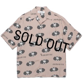 【希少】WACKO MARIA RECORDS HAWAIIAN SHIRT WACKO MARIA/RECORDS HAWAIIAN SHIRT（BROWN）［レコード