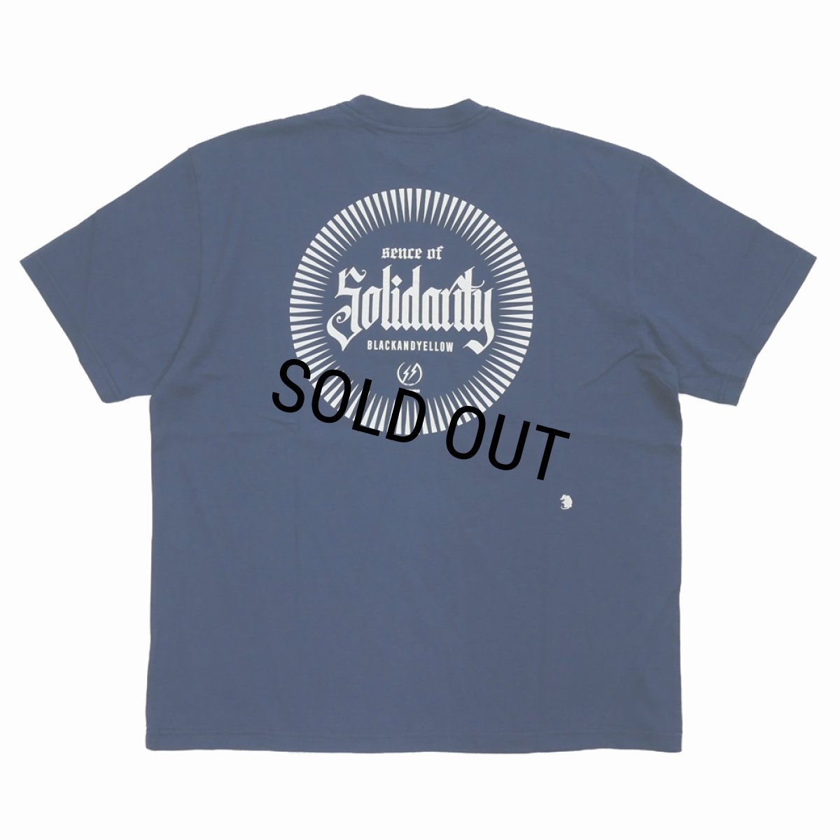 画像2: RATS/SOLIDARITY POCKET TEE（NAVY）［プリントポケT-24春夏］ (2)