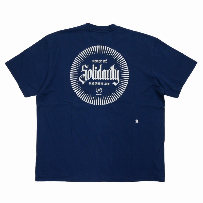画像2: RATS/SOLIDARITY POCKET TEE（NAVY）［プリントポケT-24春夏］