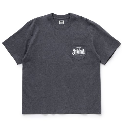 他の写真1: RATS/SOLIDARITY POCKET TEE（CHARCOAL）［プリントポケT-24春夏］