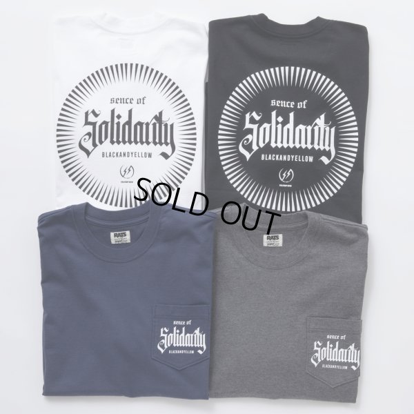 画像3: RATS/SOLIDARITY POCKET TEE（CHARCOAL）［プリントポケT-24春夏］