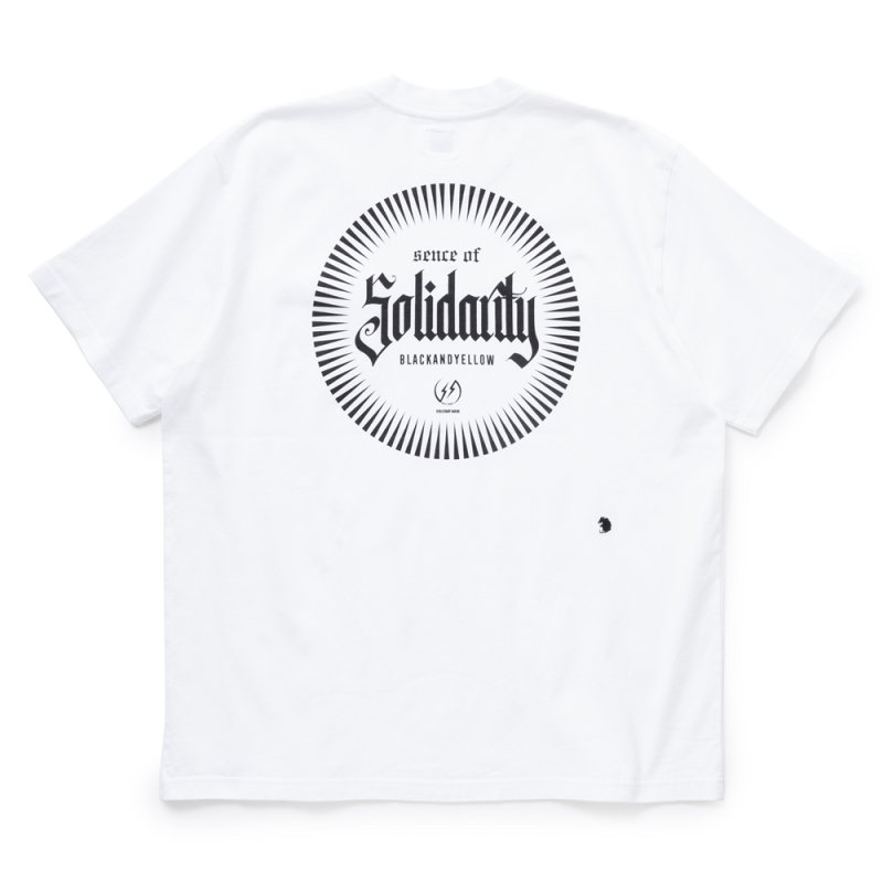 画像2: RATS/SOLIDARITY POCKET TEE（WHITE）［プリントポケT-24春夏］