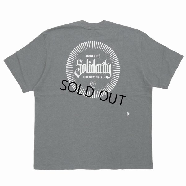 画像2: RATS/SOLIDARITY POCKET TEE（CHARCOAL）［プリントポケT-24春夏］