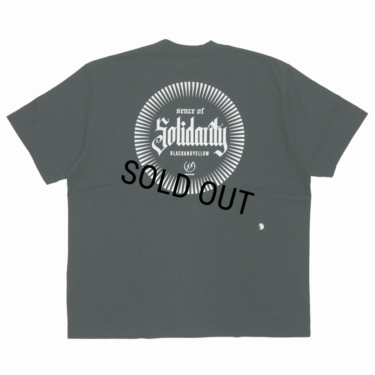 画像2: RATS/SOLIDARITY POCKET TEE（BLACK）［プリントポケT-24春夏］ (2)