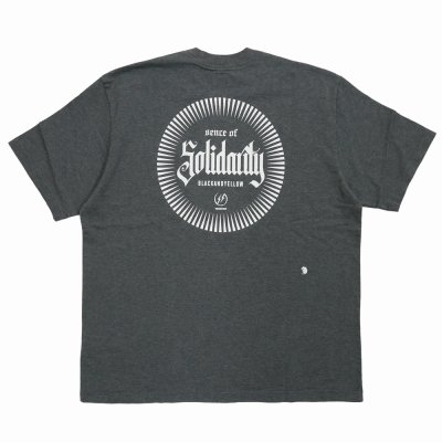 画像2: RATS/SOLIDARITY POCKET TEE（CHARCOAL）［プリントポケT-24春夏］