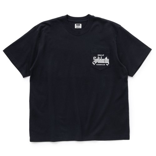 他の写真1: RATS/SOLIDARITY POCKET TEE（BLACK）［プリントポケT-24春夏］