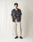 画像3: CALEE/×MIHO MURAKAMI PANTHER DOT PATTERN SH（DARK NAVY）［オープンカラーシャツ-24春夏］ (3)