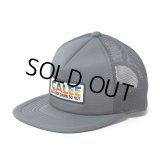 CALEE/CALEE LOGO WAPPEN MESH CAP（GRAY）［ワッペンメッシュキャップ-24春夏］