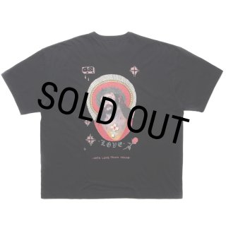 COOTIE PRODUCTIONS/Print S/S Tee（JESUS）（Black）［プリントT-24春