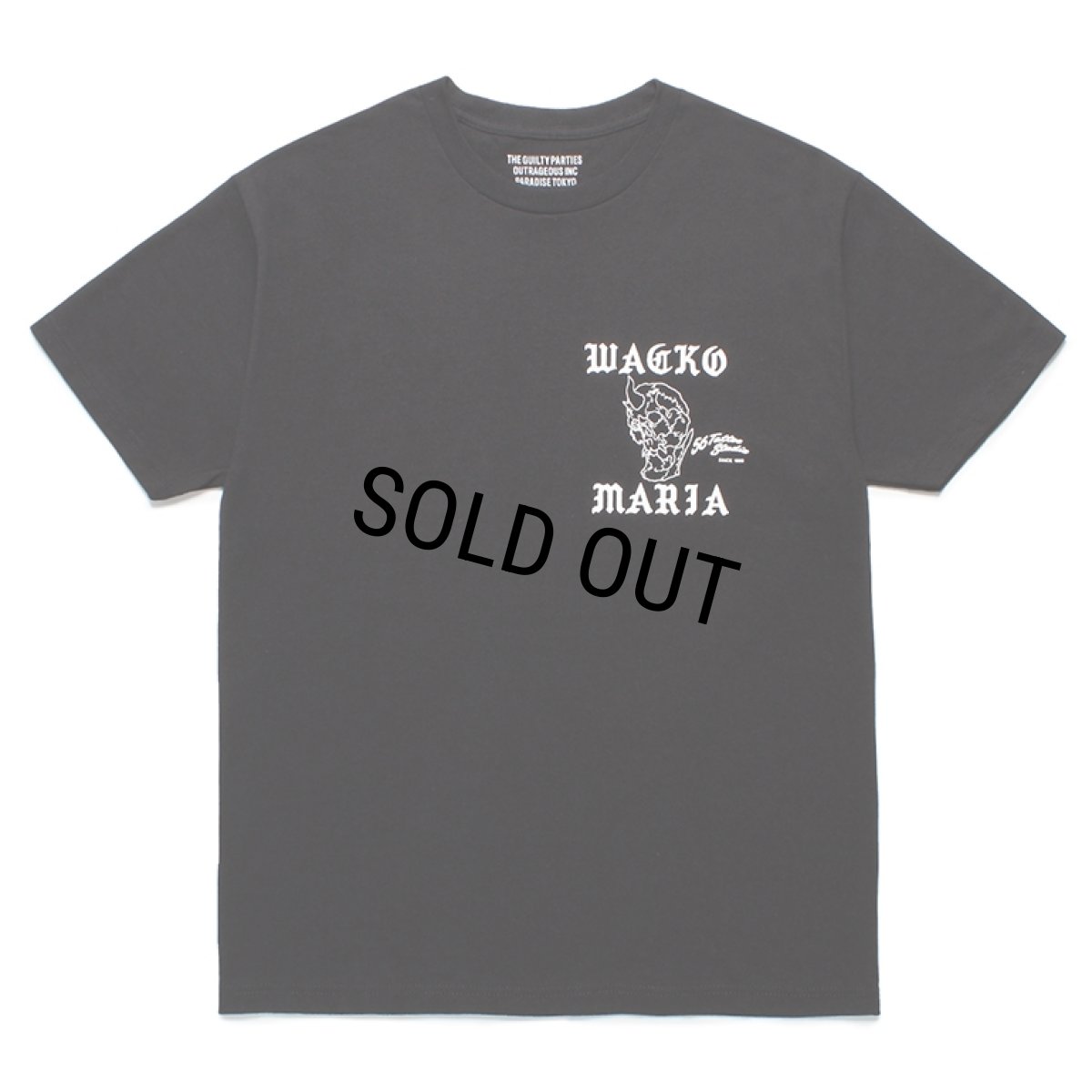 画像1: WACKO MARIA/56 TATTOO STUDIO / T-SHIRT（BLACK）［プリントT-24春夏］ (1)