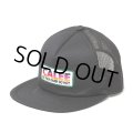 【30%OFF】CALEE/CALEE LOGO WAPPEN MESH CAP（BLACK）［ワッペンメッシュキャップ-24春夏］