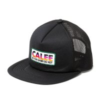 【30%OFF】CALEE/CALEE LOGO WAPPEN MESH CAP（BLACK）［ワッペンメッシュキャップ-24春夏］