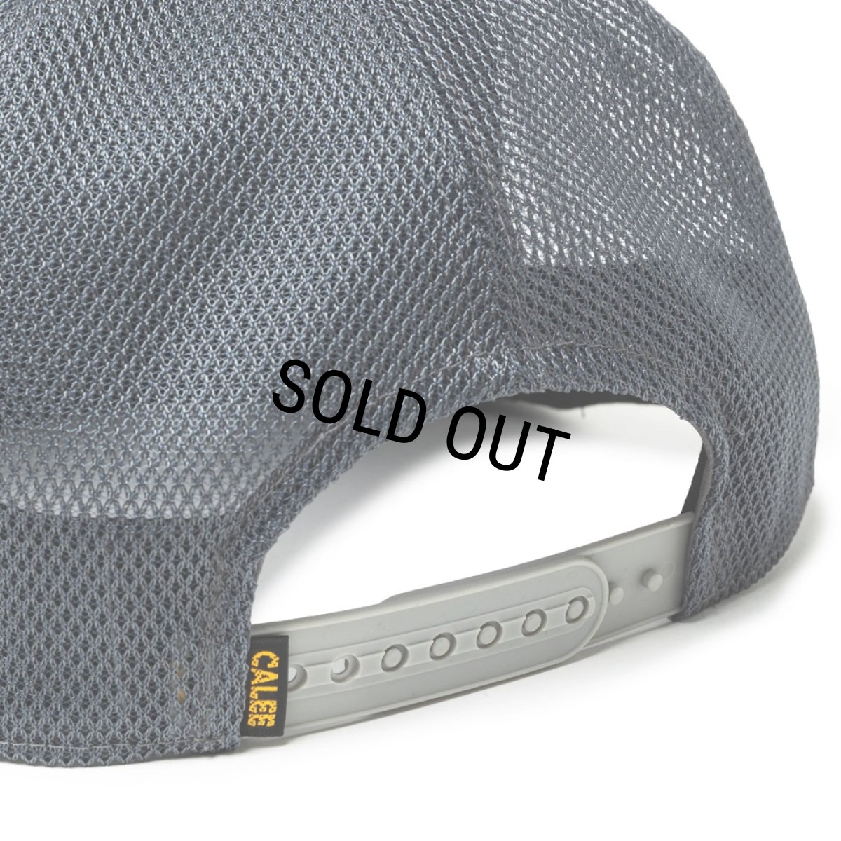 画像5: CALEE/CALEE LOGO WAPPEN MESH CAP（GRAY）［ワッペンメッシュキャップ-24春夏］ (5)