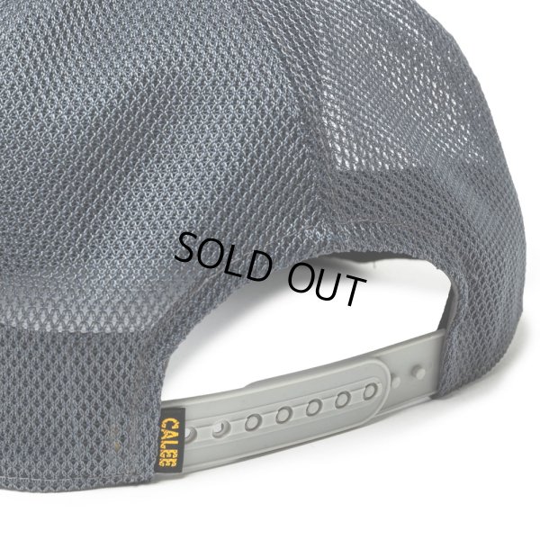 画像5: CALEE/CALEE LOGO WAPPEN MESH CAP（GRAY）［ワッペンメッシュキャップ-24春夏］