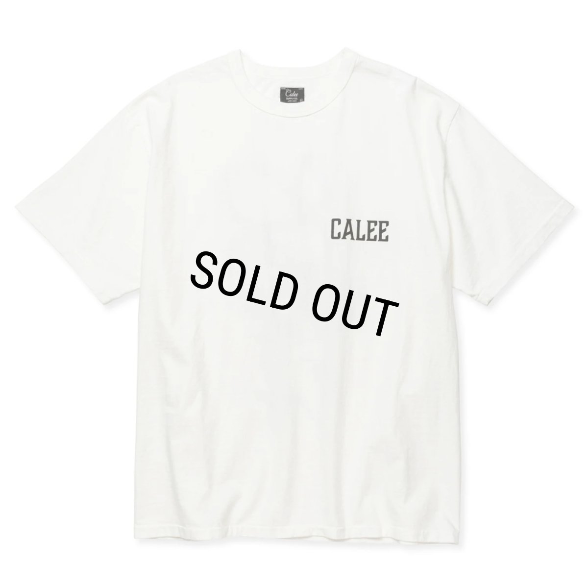 画像2: 【30%OFF】CALEE/×MIHO MURAKAMI BINDER NECK SNAKE VINTAGE TEE（WHITE）［プリントT-24春夏］ (2)