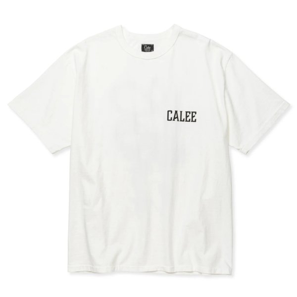 画像2: 【30%OFF】CALEE/×MIHO MURAKAMI BINDER NECK SNAKE VINTAGE TEE（WHITE）［プリントT-24春夏］