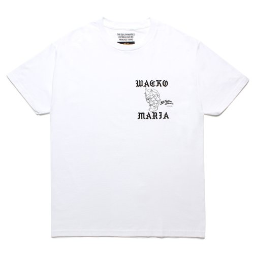 他の写真1: WACKO MARIA/56 TATTOO STUDIO / T-SHIRT（WHITE）［プリントT-24春夏］