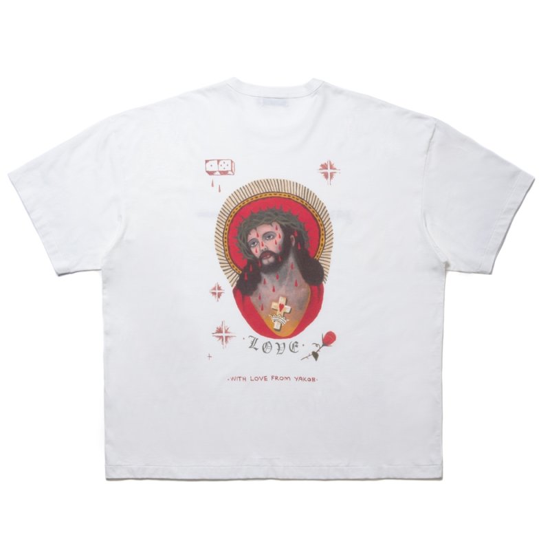 画像2: COOTIE PRODUCTIONS/Print S/S Tee（JESUS）（White）［プリントT-24春夏］