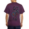 画像4: 【30%OFF】CALEE/×MIHO MURAKAMI BINDER NECK SNAKE VINTAGE TEE（WHITE）［プリントT-24春夏］ (4)