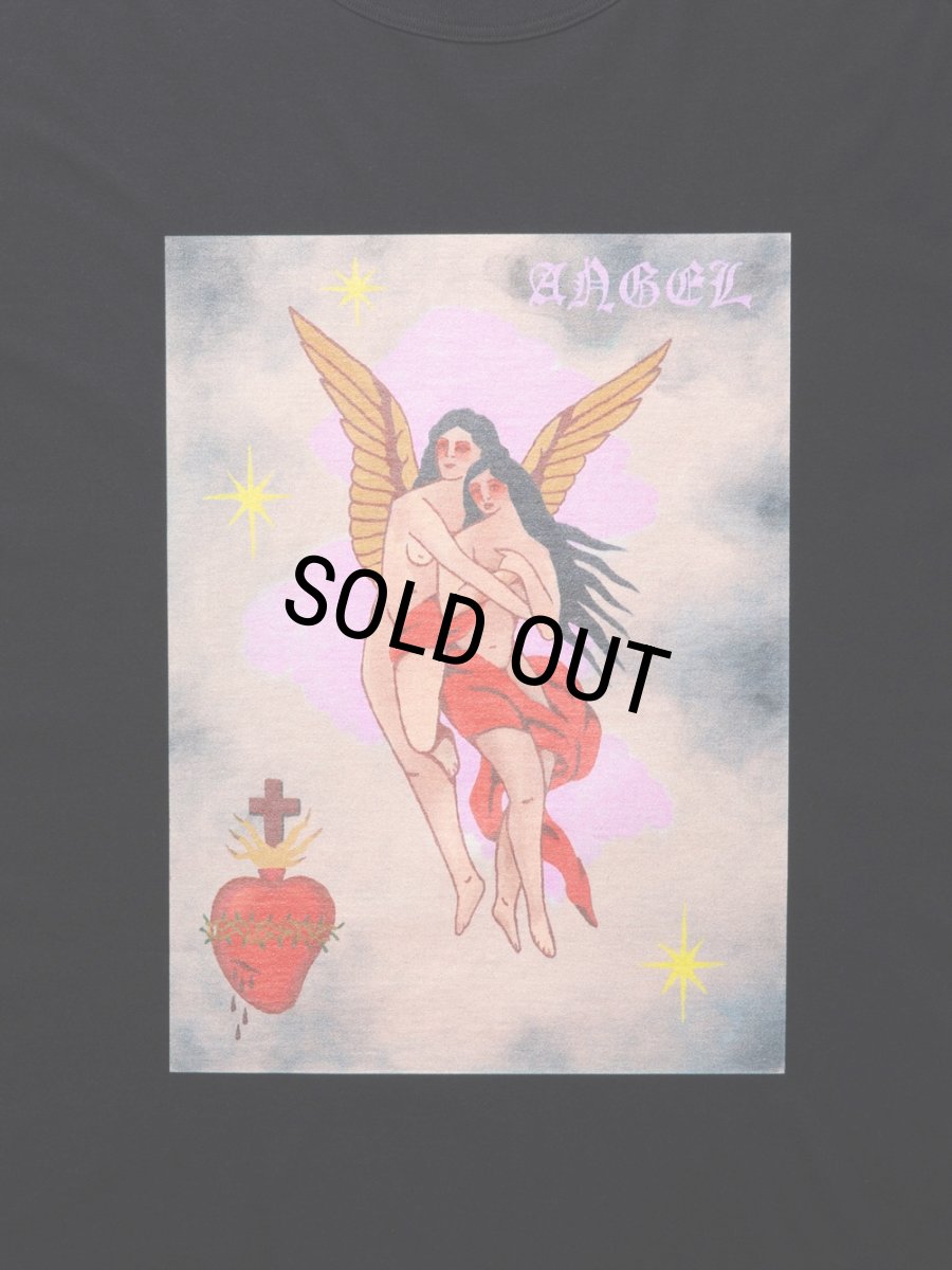 画像3: COOTIE PRODUCTIONS/Print S/S Tee（ANGEL）（Black）［プリントT-24春夏］ (3)